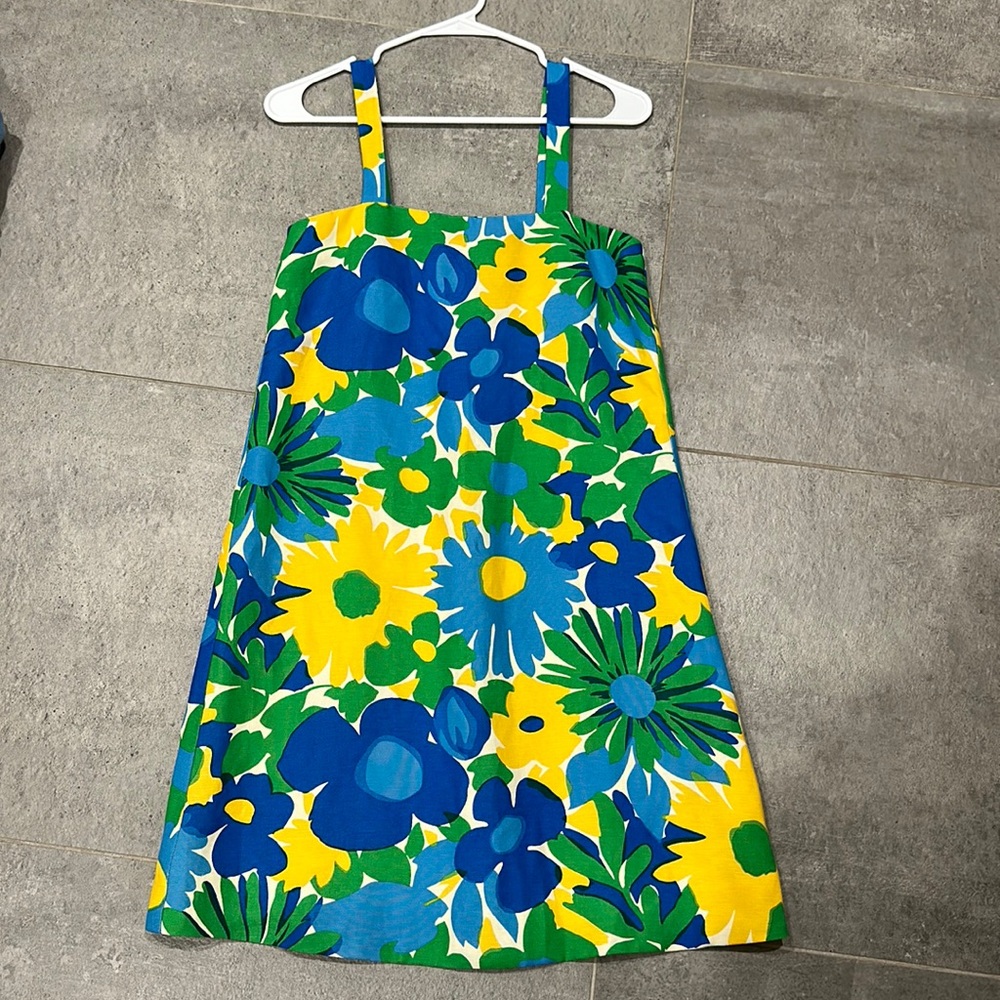 J.Crew Floral dress size 0, new with tags